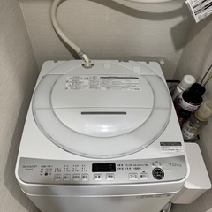 シャープ ES-GE7E-W 7kg 縦型洗濯機 ホワイトの画像