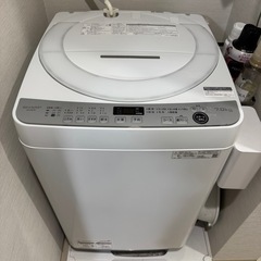 シャープ ES-GE7E-W 7kg 縦型洗濯機 ホワイト