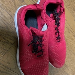トレーニングシューズ 赤