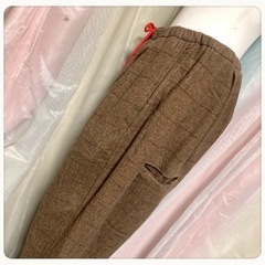 ꒰MISEI FASION꒱秋冬 イージーパンツ 茶系 LサイズOKの画像