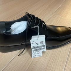 HARUYAMA ビジネスシューズ　革靴　メンズ　25.5cm 新品未使用　就活の画像