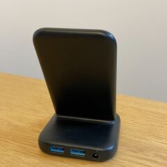 Anker PowerWave 10 Stand with 2 USB-A Ports スマートフォンワイヤレス充電器の画像