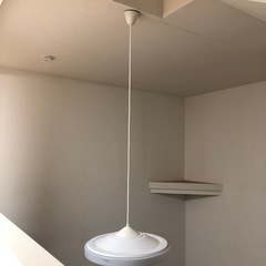 【値下げ中】吊り下げ式シーリングライト　照明　リモコン付きの画像