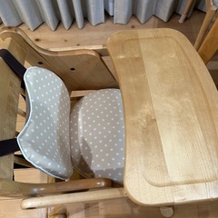 澤田木工所 スマイル 木製ハイチェアの画像