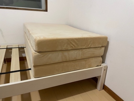 急募】シングルベッドフレーム&マットレスセット シングルベッド 
