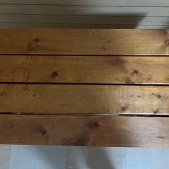 ウッド椅子　テレビ台などでも　の画像