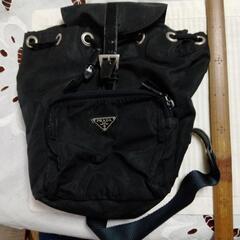 中古、pradaリュック、ブラック