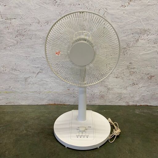 【ジモティ限定特価】 電響社 扇風機 DL-J100G 2017年製 ホワイト タイマー付き 動作確認済 美品 Y0890