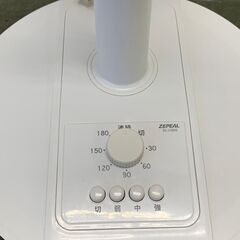 【ジモティ限定特価】 電響社 扇風機 DL-J100G 2017年製 ホワイト タイマー付き 動作確認済 美品 Y0890の画像