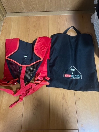 パームスフィッシングベスト（ライフジャケット）ウエストバッグセット パームスフィッシングベスト（ライフジャケット）ウエストバッグセット