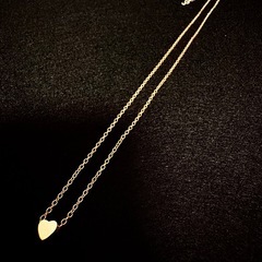 *《PINK GOLD》*Zinc Alloy＊ハートネックレス♡