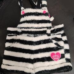 BABYDOLL★ボーダーもこもこ　100センチ