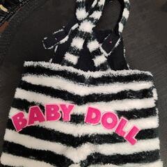 BABYDOLL★ボーダーもこもこ　100センチの画像