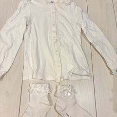 2月16日までの出品　120センチ　卒園式入学式　フォーマルワンピース5点セットの画像