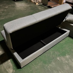 ニトリ　3人用ソファー　ソファー　収納付の画像
