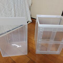 収納ケース　引き出し　収納ボックス　幅23.5㎝×奥行44㎝　高さ30㎝　衣類収納チェスト　半透明の画像