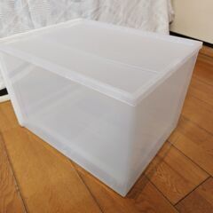 収納ケース　引き出し　収納ボックス　幅23.5㎝×奥行44㎝　高さ30㎝　衣類収納チェスト　半透明の画像