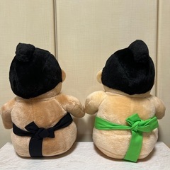 お相撲さんのぬいぐるみ2コセット　の画像