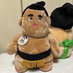 お相撲さんのぬいぐるみ2コセット　の画像