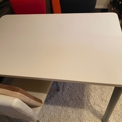 家具　ダイニングテーブル　白