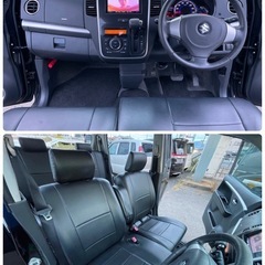 《自社ローン対応⭕️》［岡山県］【スズキ ワゴンR  660 スティングレー X】現金販売から自社ローンまで幅広い購入方法で対応❗️審査通過率98%、ブラックOK、格安中古車販売店【オーシャンデザイン】 ✨ナビ✨の画像