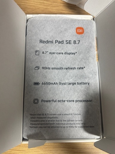 美品　Xiaomi red mi pad8.7