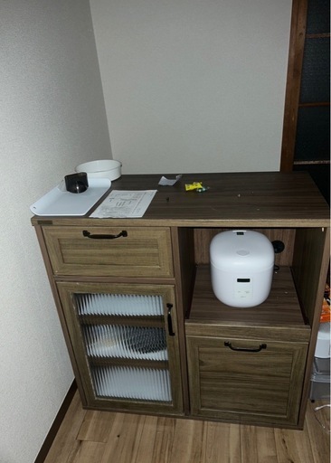 IKEA】ウッド食器棚 (ねこ) 竹橋の収納家具《食器棚、キッチン収納》の中古あげます・譲ります｜ジモティーで不用品の処分