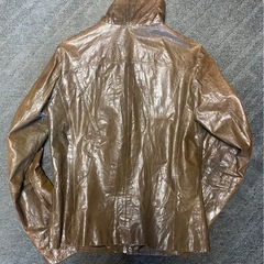 grand global design ブラウン　レザージャケット サイズ3の画像