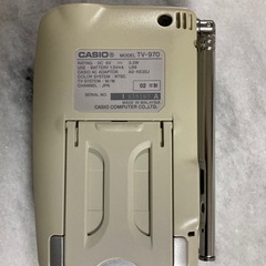 ⭐︎CASIOポータブルTVの画像