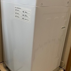 ニトリ　洗濯機　白の画像