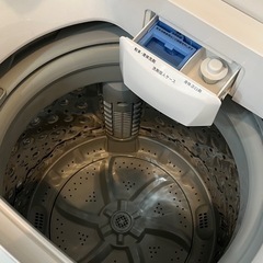 ニトリ　洗濯機　白の画像