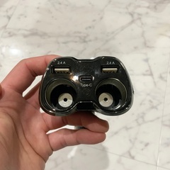 【購入時2000円相当】シガーソケット 充電器 5ポートUSBA2.4A USB type-cの画像