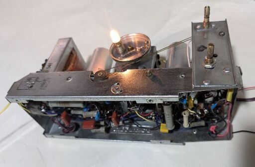 ナショナル　昭和レトロ真空管ラジオ　DX-370　bluetooth、トランス付 Bluetooth付ナショナルDX -370 真空管ラジオ昭和レトロの通販 by