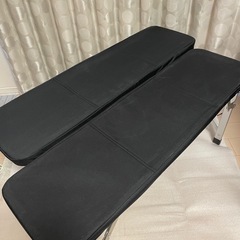 お取引中【中古】アウトドア用折りたたみベンチ二脚