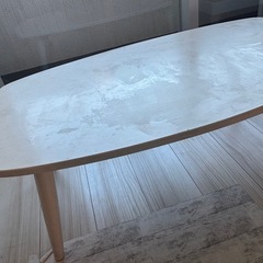 ローテーブル　白の画像