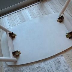 ローテーブル　白の画像