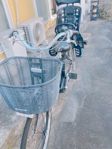 【受付終了】電動自転車 電動アシスト自転車 子供乗せ可