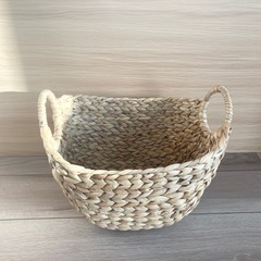 【美品】バスケット　ナチュラル　ニトリ