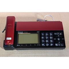 Panasnic パーソナルファックス KX-PD102/赤