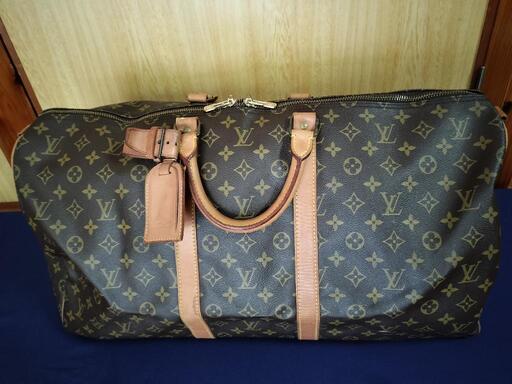 【鑑定済】ルイヴィトン LOUIS VUITTON ボストンバッグ キーポル バンドリエール50