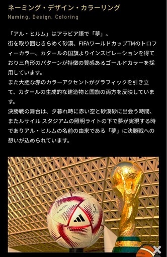 ワールドカップ プレミアム決勝ボール