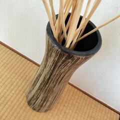 【ニトリ】造花用花瓶×ドライウィローの画像