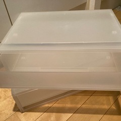 [決定済]無印良品 収納ケース 引出 2個
