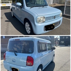 ❗️車検付き乗って帰れます❗️かわいいツートンカラー❗️スズキ　ラパン❗️の画像