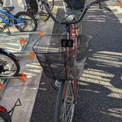 【取引中 / 定価1.3万】中古ママチャリ / 前後かごアリ