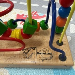 ボーネルンド木製ビーズコースターの画像