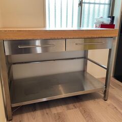 IKEA Rimforsa - イケア リムフォルサ - 作業台 / ステンレス スチール / アイランドキッチンの画像