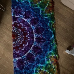 100% Handmade psydye大判バティック布新品