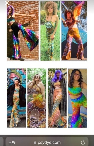 100% Handmade psydyeホルダーネックストレッチタイダイワンピース新品