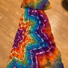 100% Handmade psydyeタイダイキャミソールロン...